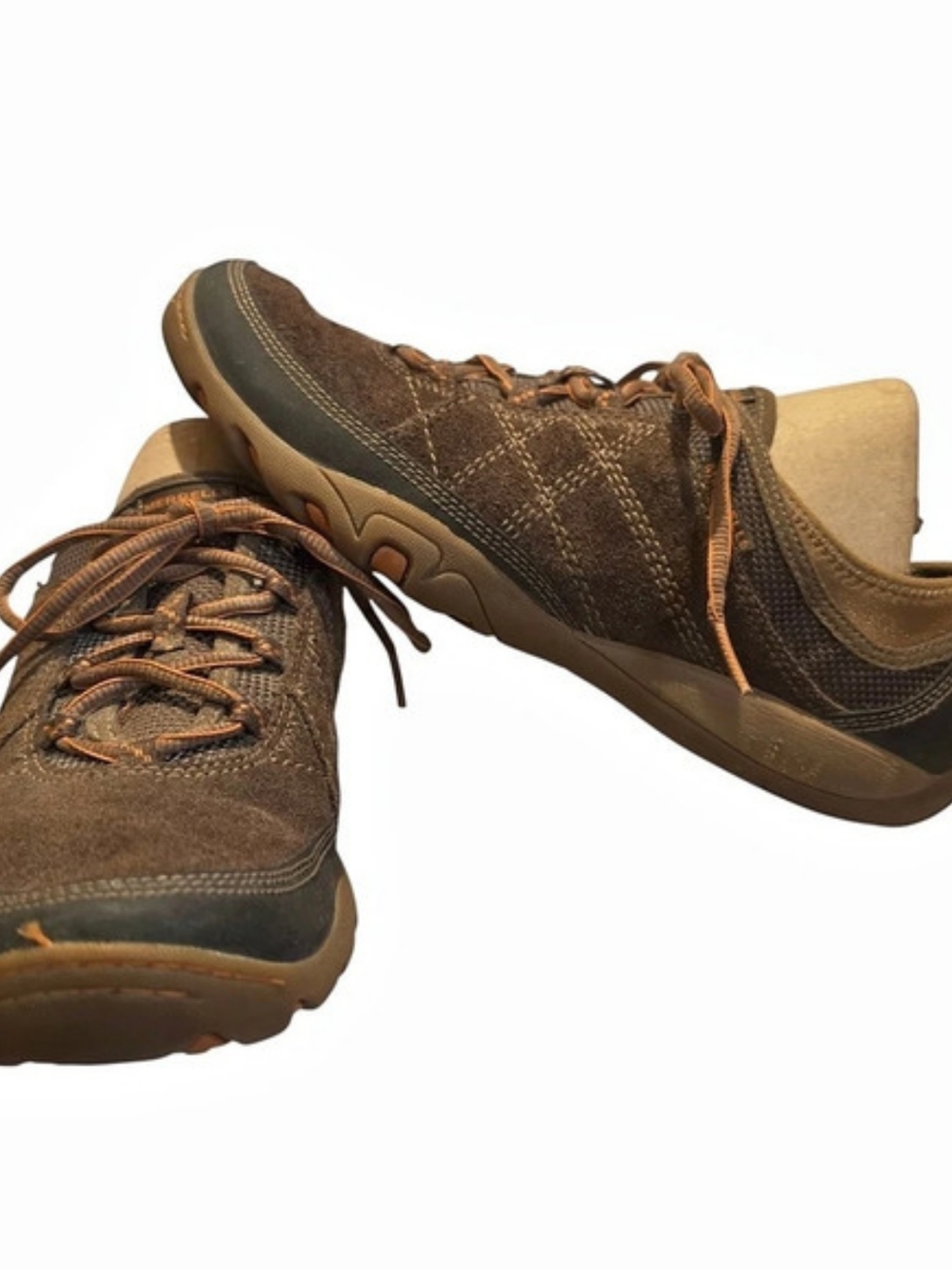 Merrell Mimosa Glee Mocha Brown Suede Walking Hiking Shoes Women's Size 10